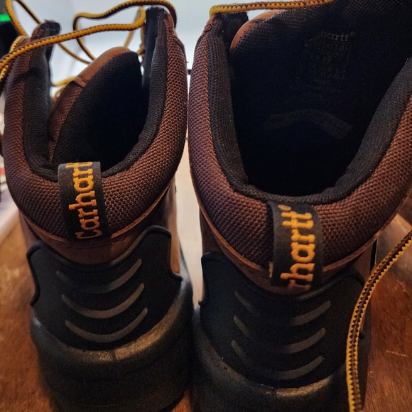 Carhartt Men's Brown Boot Insulated Steel toe 8.5D Leather Slip Resistant NIB - Picture 15 of 16